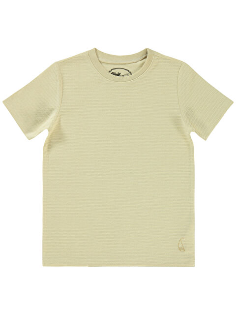 Civil Boys Erkek Çocuk Tişört 6-9 Yaş Taş Rengi - S000198513-25636