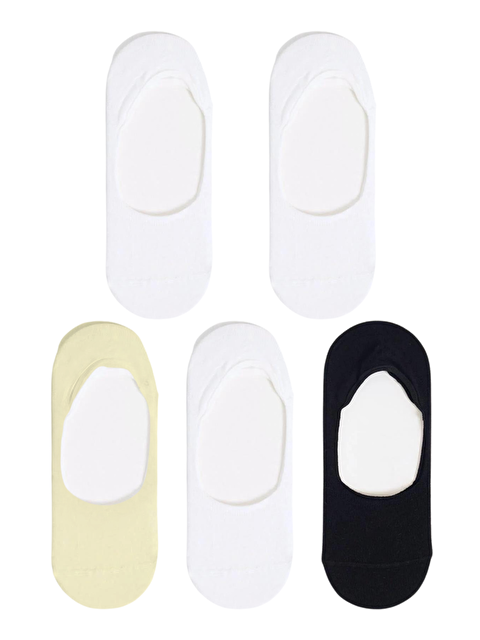 Katia And Bony Kadın Çok Renkli Basic 5'li Görünmez Babet Çorap - S000219950-23173