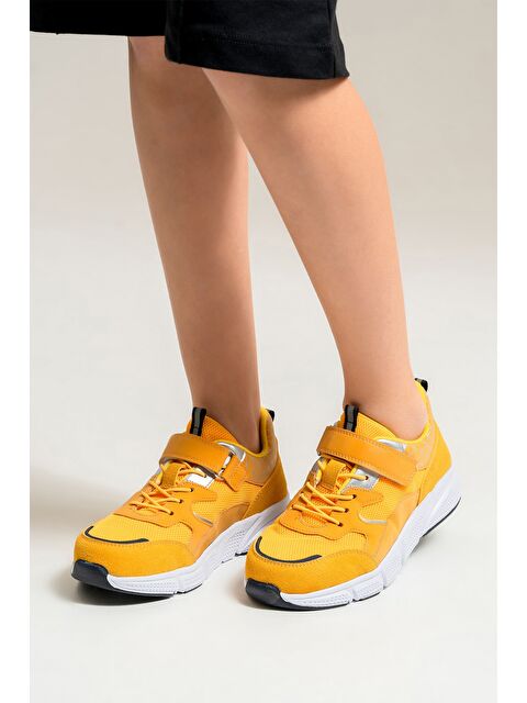 Mnpc Unisex Çocuk Sarı Günlük Spor Ayakkabı - S000157061-20072