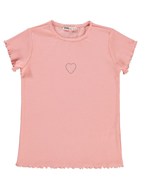 Civil Girls Kız Çocuk Tişört 10-13 Yaş Pudra - S000395580-7152