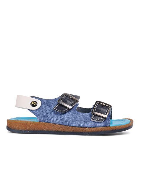 Ayakmod 006 Lacivert-Mavi Çocuk Sandalet - S000036067-37350