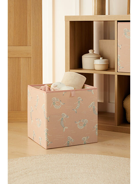Ocean Home Textile Çocuk Odası Deniz Kızı Kutu 33 x 30 x 33 cm - S000295688-20024