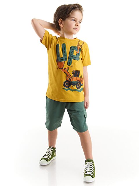 MSHB&G Up Kepçe Erkek Çocuk T-Shirt Şort Takım - S000008952-23173