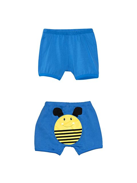 Lovetti Saks Kız Çocuk Arı Baskılı Şort - S000053554-23710