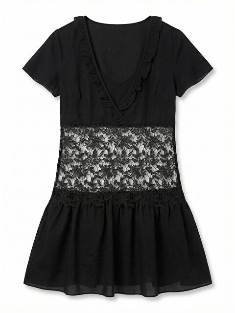 C&City Kadın Pareo Plaj Elbisesi 2009 Siyah - S000216042-19351