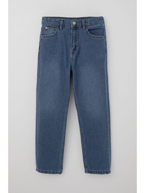 Breeze Kız Çocuk Jean Pantolon Cepli Mavi (10-14 Yaş)e - S000072077-17234