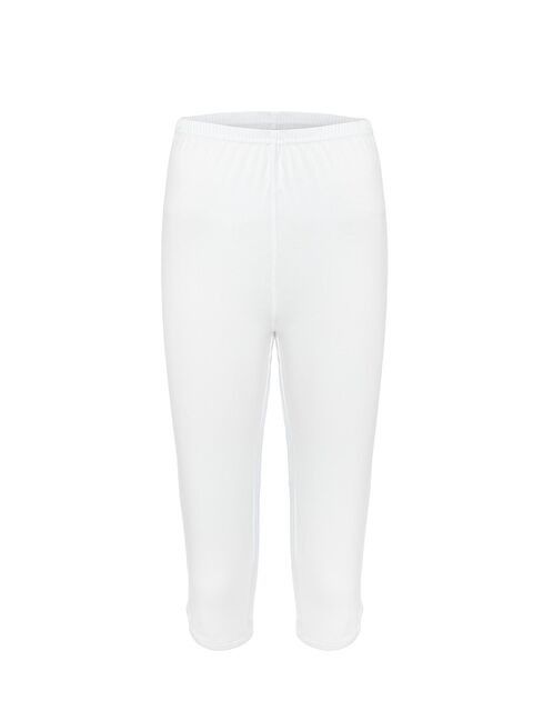 Tolin Kadın Pamuklu Düz Renk Biyeli Paça Detaylı Kapri Tayt 426 - S000075210-20063