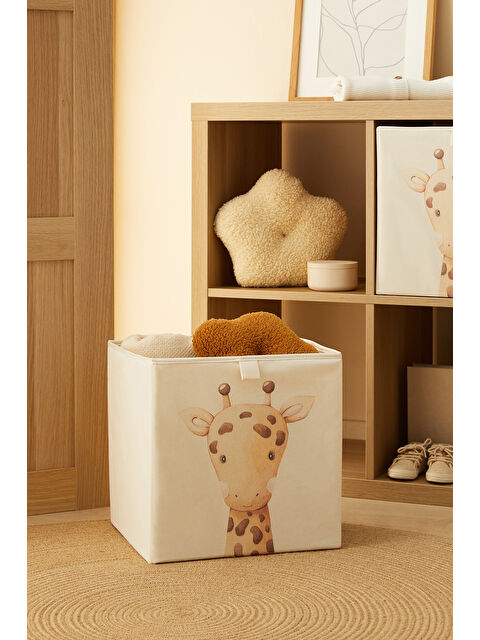 Ocean Home Textile Çocuk Odası Sevimli Zürafa Kutu 33 x 30 x 33 cm - S000091779-19966
