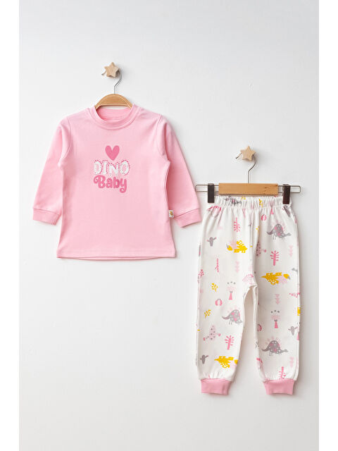 Myhanne Dino Baby Baskılı Pamuklu Pijama Takımı 45166 - S000326706-20024