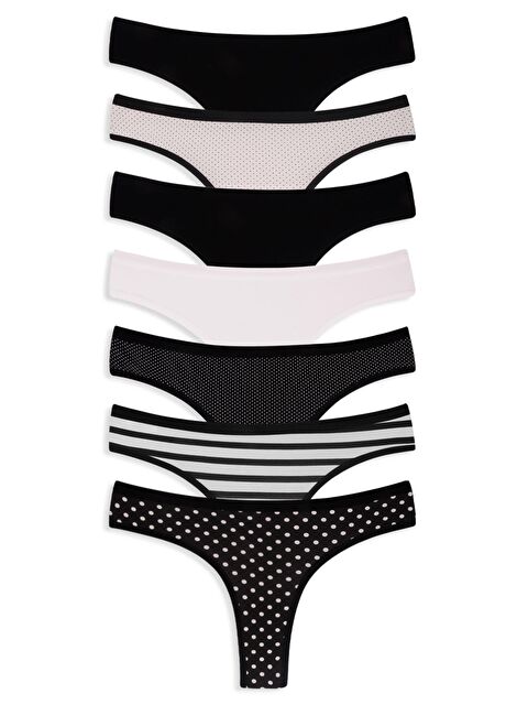 Dominant Kadın Brazilian Pamuklu Külot 7'Li Paket - S000086904-23173