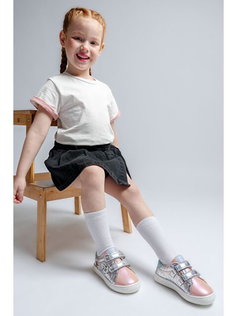 Mnpc Kız Çocuk Pudra Sneaker Ayakkabı - S000353516-7152