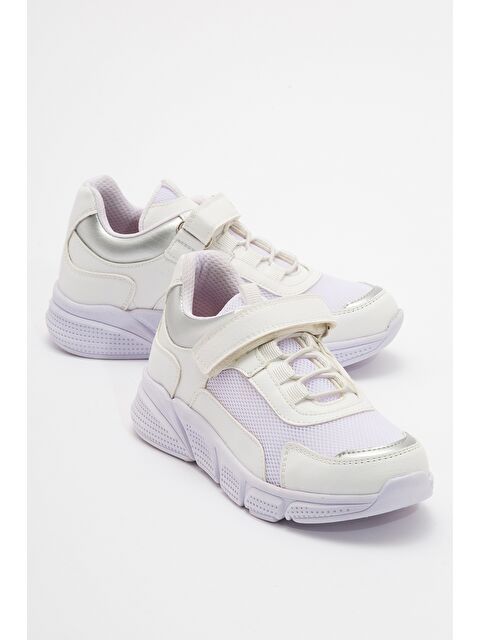 Mnpc Kız Çocuk Beyaz Günlük Spor Ayakkabı - S000157067-20063