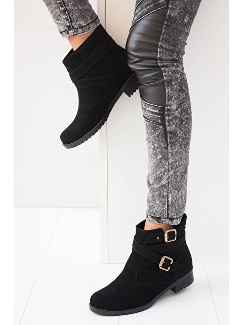 Fox Shoes A726191002 Siyah Kadın Bot - S000054504-19351