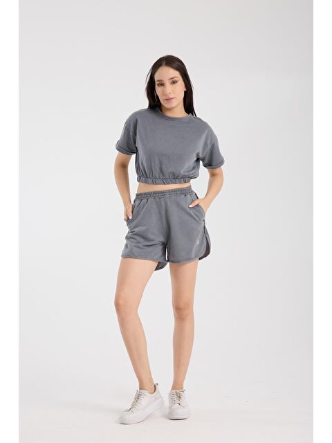 Letoon Ltn-G201 Crop Şort Takım - S000073073-33408