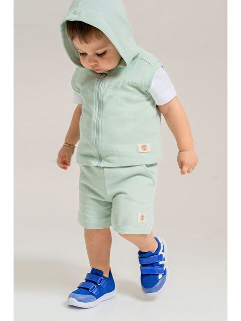 Mnpc Unisex Çocuk Saks Mavi Günlük Spor Ayakkabı - S000157029-23710