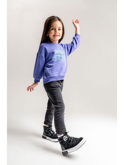 Mnpc Kız Çocuk Siyah Hakiki Deri Anatomik Günlük Bot - S000272897-19351