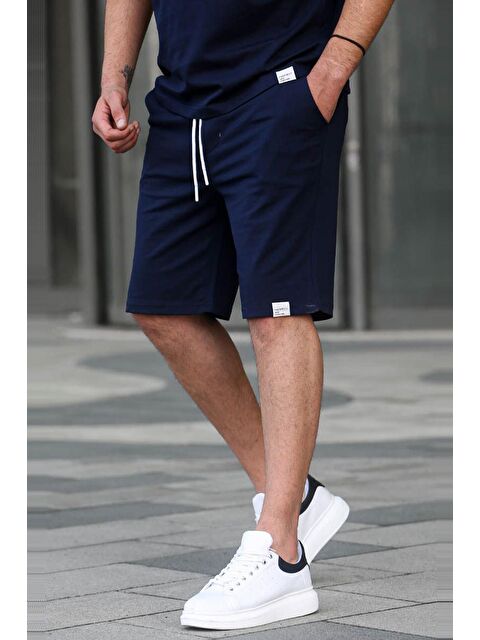 Madmext Lacivert Basic Erkek Şort 6501 - S000016933-21164