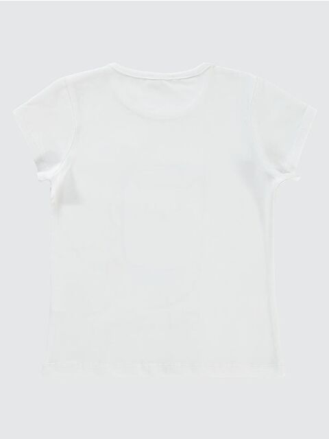 Civil Girls Kedi Baskılı 2-5 Yaş Tişört - S000199732-20063