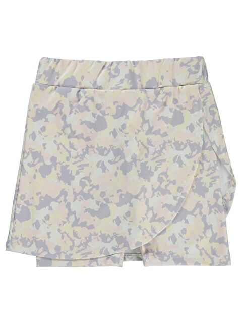 Civil Girls Kamuflaj Baskılı 10-13 Yaş Şort - S000359358-17878