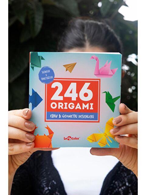 LE COLOR Origami 246 Kağıt Katlama Sanatı Ebru / Geometrik - S000023214-20063