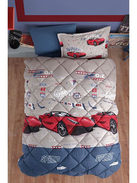 Nordqueen %100 Pamuk Tek Kişilik Uyku Seti̇ Speed Kırmızı - S000059703-20045