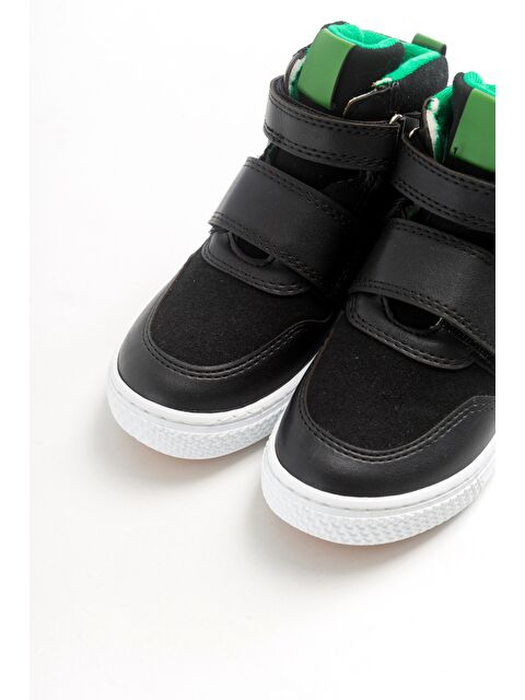 Mnpc Erkek Çocuk Siyah Suni Deri Çocuk Bot - S000064283-19351