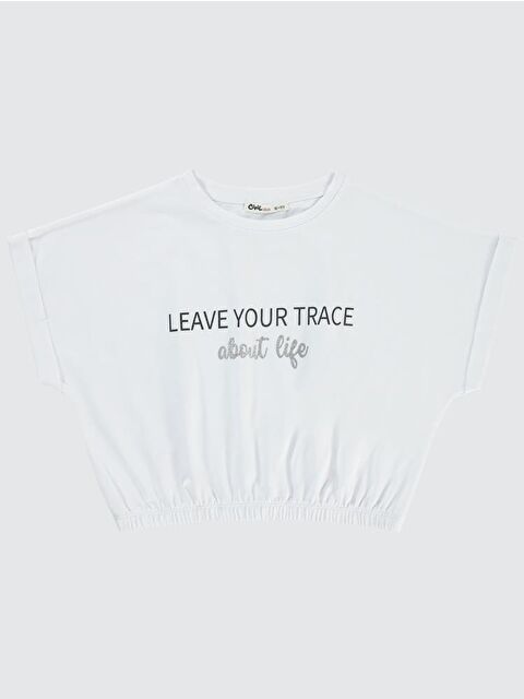 Civil Girls Leave Your Trace Baskılı 10-13 Yaş Tişört - S000199815-20063