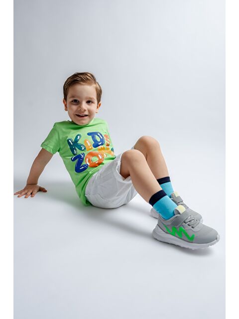 Mnpc Erkek Çocuk Gri Spor Ayakkabı - S000361762-20600