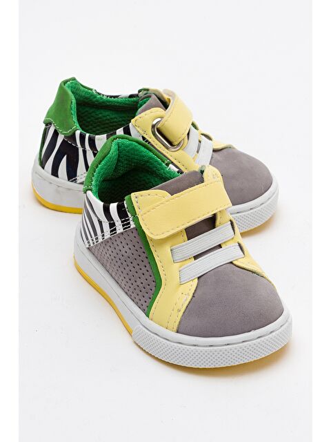 Mnpc Erkek Çocuk Gri Hakiki Deri Günlük Ayakkabı - S000353461-20600