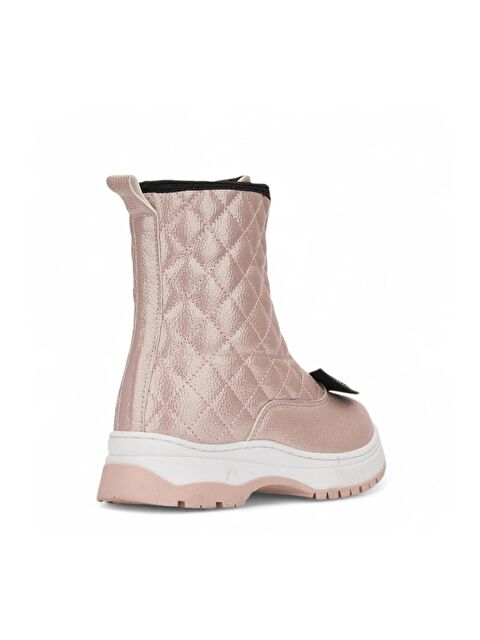 Muggo PONNY Tırtıklı Kaymaz Taban Önü Fermuarlı ve Fiyonklu Çocuk Kışlık Bot - S000293291-23490
