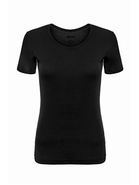 Tolin Bisiklet Yaka Kısa Kollu Kadın Pamuklu Fanila 324 - S000075246-19351