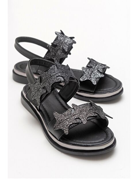 Mnpc Kız Çocuk Siyah Anatomik Hafif Günlük Sandalet - S000147698-19351