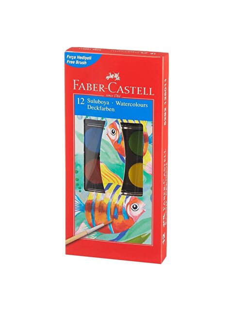 Faber-Castell 12 Renk Sulu Boya Küçük Boy - S000076777-20072