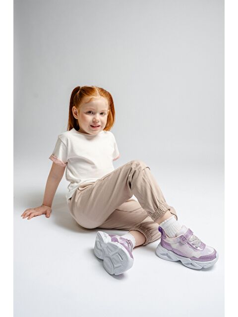 Mnpc Kız Çocuk Lila Işıklı Spor Ayakkabı - S000353319-17878
