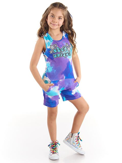 MSHB&G Stay Batik Desenli Kız Çocuk Tulum - S000005414-23173