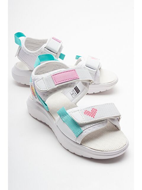 Mnpc Kız Çocuk Beyaz Anatomik Hafif Spor Sandalet - S000147706-20063