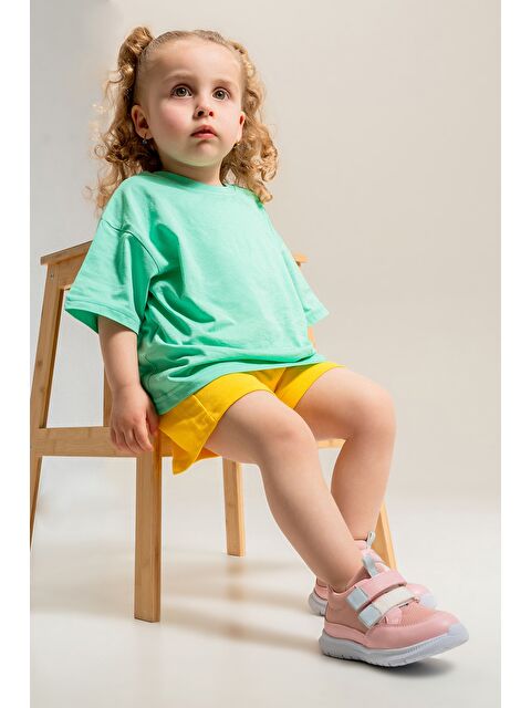 Mnpc Unisex Çocuk Pembe Günlük İlk Adım Spor Ayakkabı - S000157045-20024