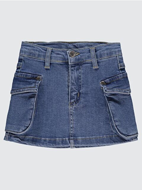 Civil Girls Kargo Cepli 2-5 Yaş Etek - S000296706-17234