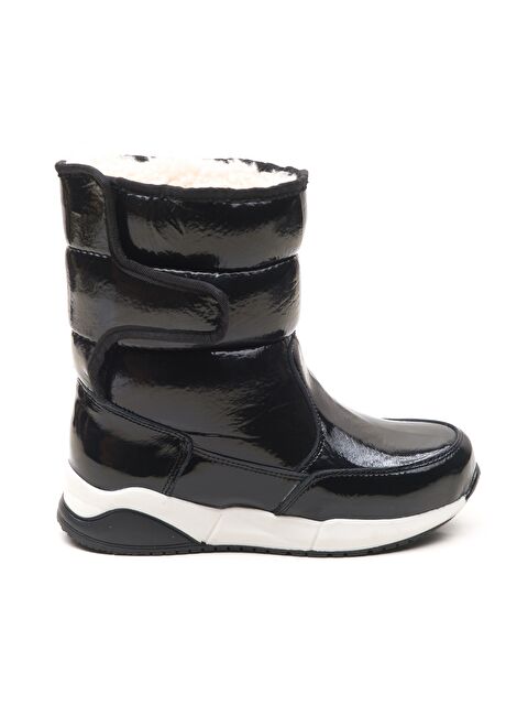 Mnpc Kız Çocuk Rugan Siyah Deri Ortopedik Destekli Çocuk Bot - S000064352-19351