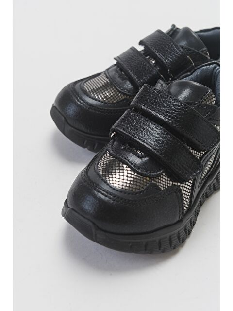 Mnpc Kız Çocuk Siyah Hakiki Deri Günlük Çocuk Ayakkabı - S000064307-19351