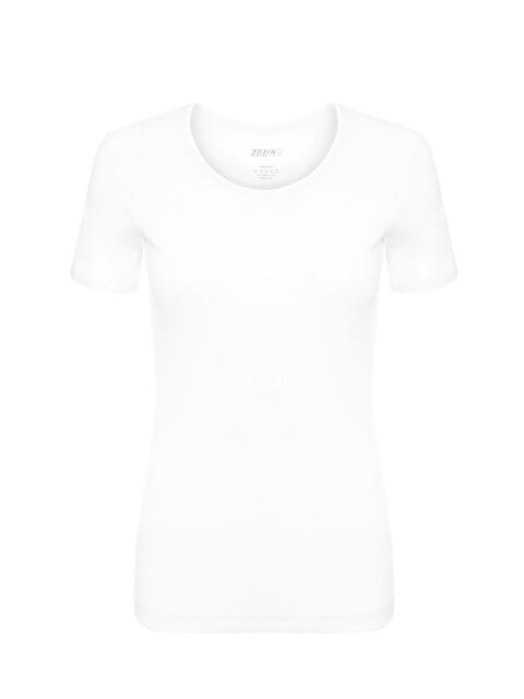 Tolin Bisiklet Yaka Kısa Kollu Kadın Pamuklu Fanila 324 - S000075246-20063