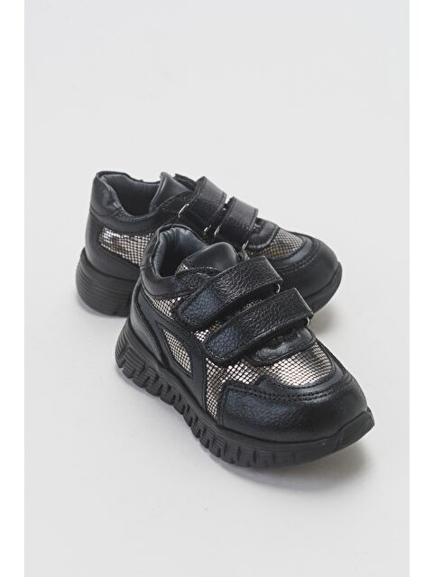 Mnpc Kız Çocuk Siyah Hakiki Deri Günlük Çocuk Ayakkabı - S000064307-19351