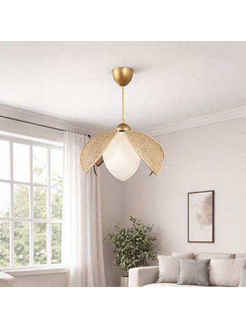 Nisa Luce Lara Avize - Kahverengi / Krem / Eskitme - S000420929-19413