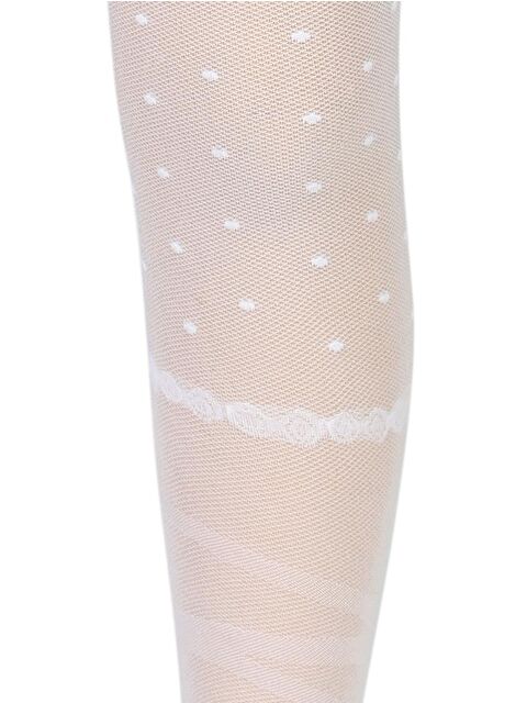 Civil Girls File Puan Ve Çizgili 2-12 Yaş Külotlu Çorap - S000383862-20063