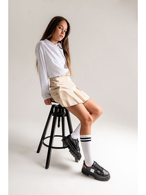 Mnpc Kız Çocuk Siyah Anatomik Günlük Ayakkabı - S000270832-19351