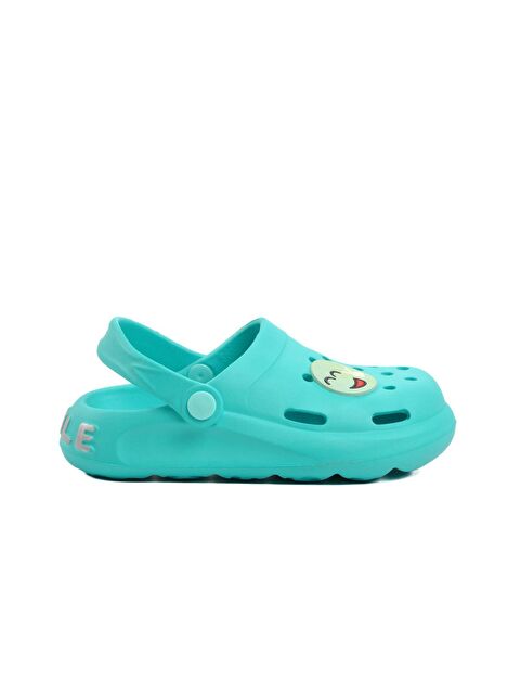 Ayakmod Brn 1648-F Su Yeşili Desenli Unisex Çocuk Sabo Terlik - S000036094-20054
