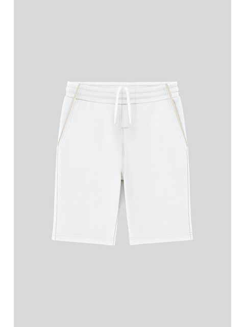 Tommylife Ekru Standart Fit Erkek Çocuk Şort - 11284 - S000446275-19965