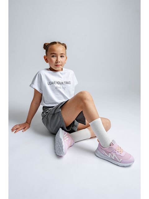 Mnpc Kız Çocuk Pudra Spor Ayakkabı - S000366213-7152
