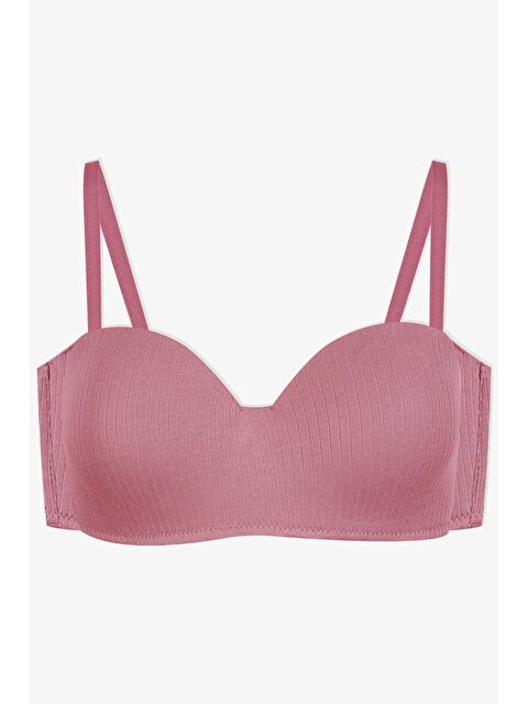 Koza İç Giyim Kadın Dolgusuz Pamuklu Fitilli Straplez Sütyen - S000290860-2373