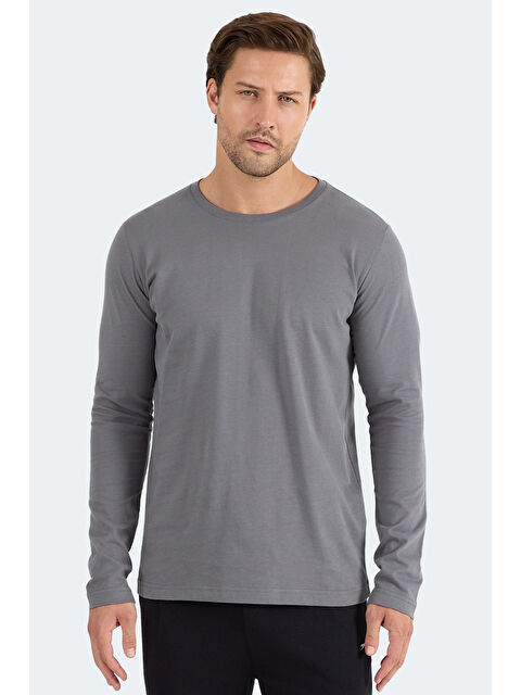 SLAZENGER ROVER Erkek Koyu Gri Sweatshirt - S000432787-29351